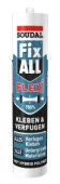 Клей-герметик гибридный "Soudal" Fix All Flexi коричневый 290 мл
