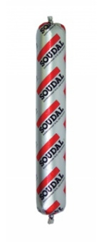 Силикон нейтральный "Soudal" SILIRUB 2 черный 600 мл